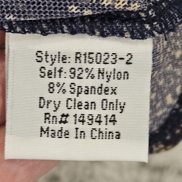 Johnny Was Jade Top L Whimsical Short Sleeve Semi Sheer Crew Neck Floral/Paisley - Picture 5 of 10